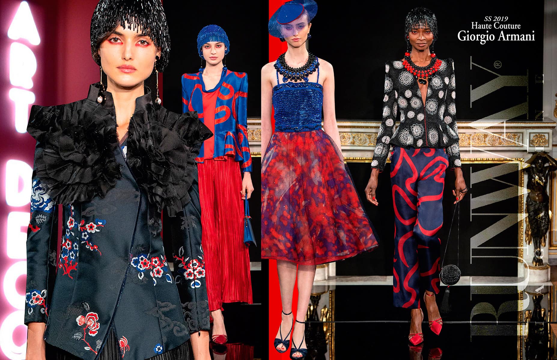 乔治·阿玛尼（Giorgio Armani）2019春夏高级定制时装秀 RUNWAY 杂志