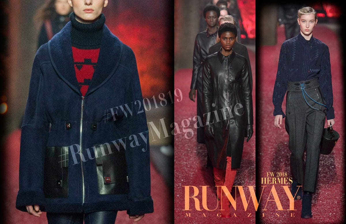 Hermes Autunno-Inverno 2018-19 Paris Fashion Week di RUNWAY MAGAZINE