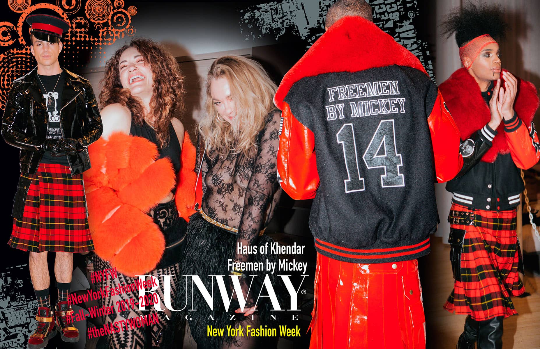 Jay Davincii e Mickey Freemen outono inverno 2019-2020 New York