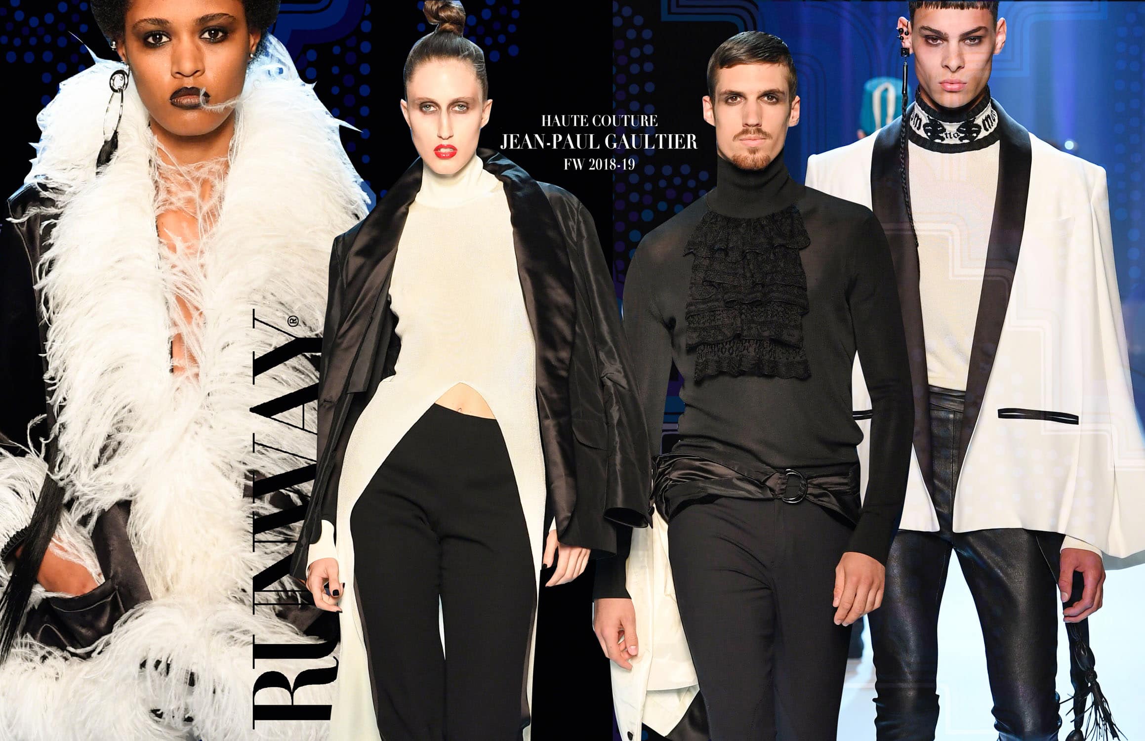 Jean Paul Gaultier Haute Couture Fall-Winter 2018-19 Paris Fashion Week by RUNWAY MAGAZINE