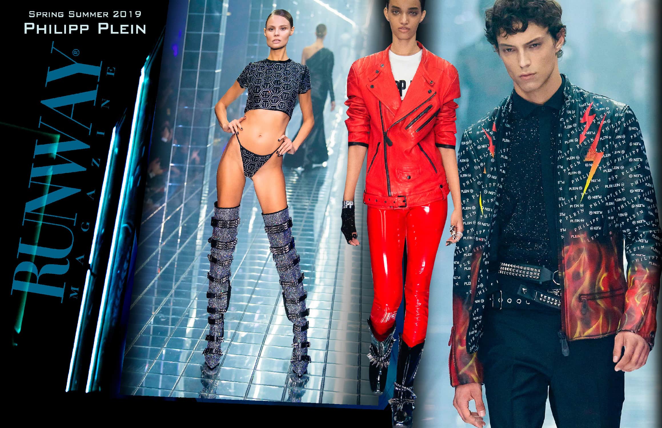 Philipp Plein Printemps Été 2019 Milan Fashion Week par RUNWAY MAGAZINE