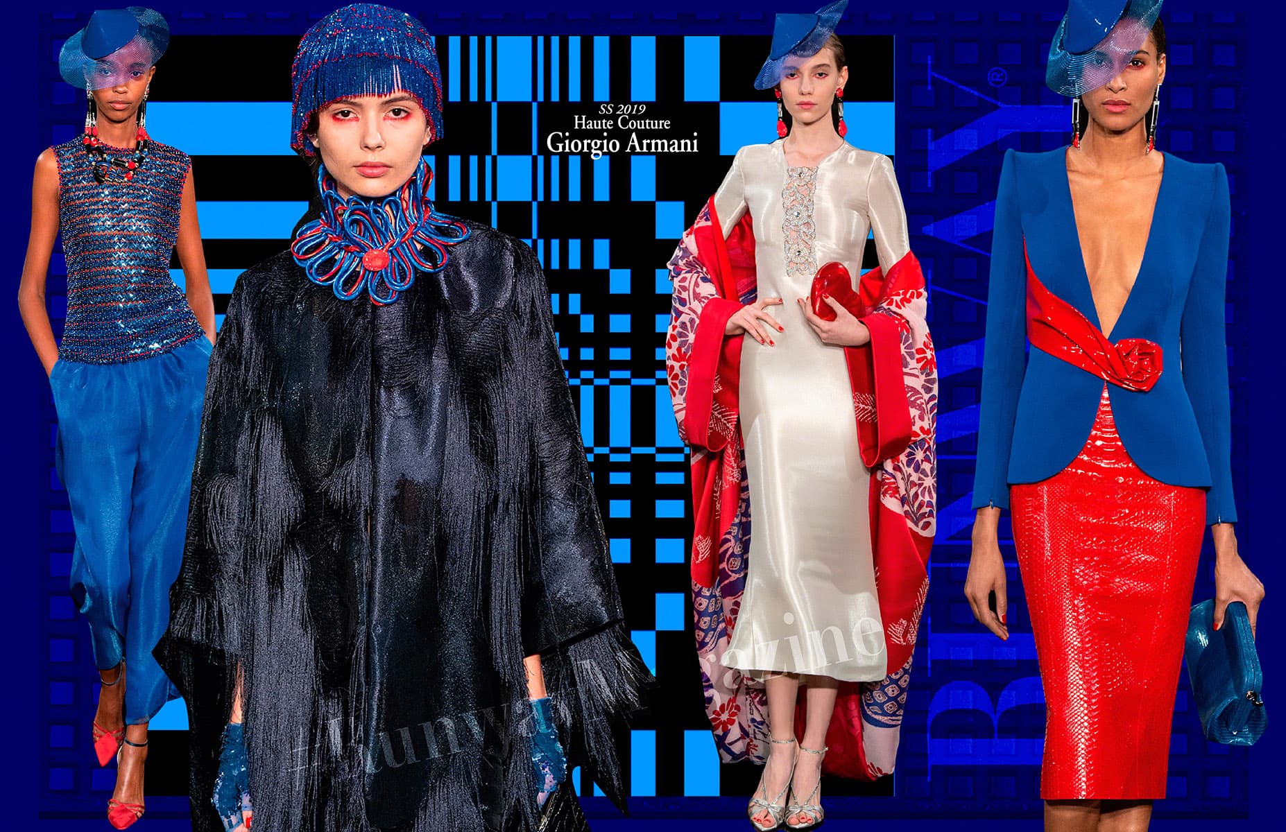 乔治·阿玛尼（Giorgio Armani）2019春夏高级定制时装秀 RUNWAY 杂志