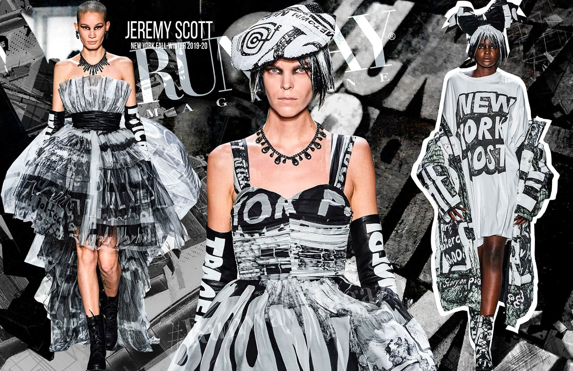 ジェレミー スコット 2019年秋冬2020 ニューヨーク RUNWAY マガジン
