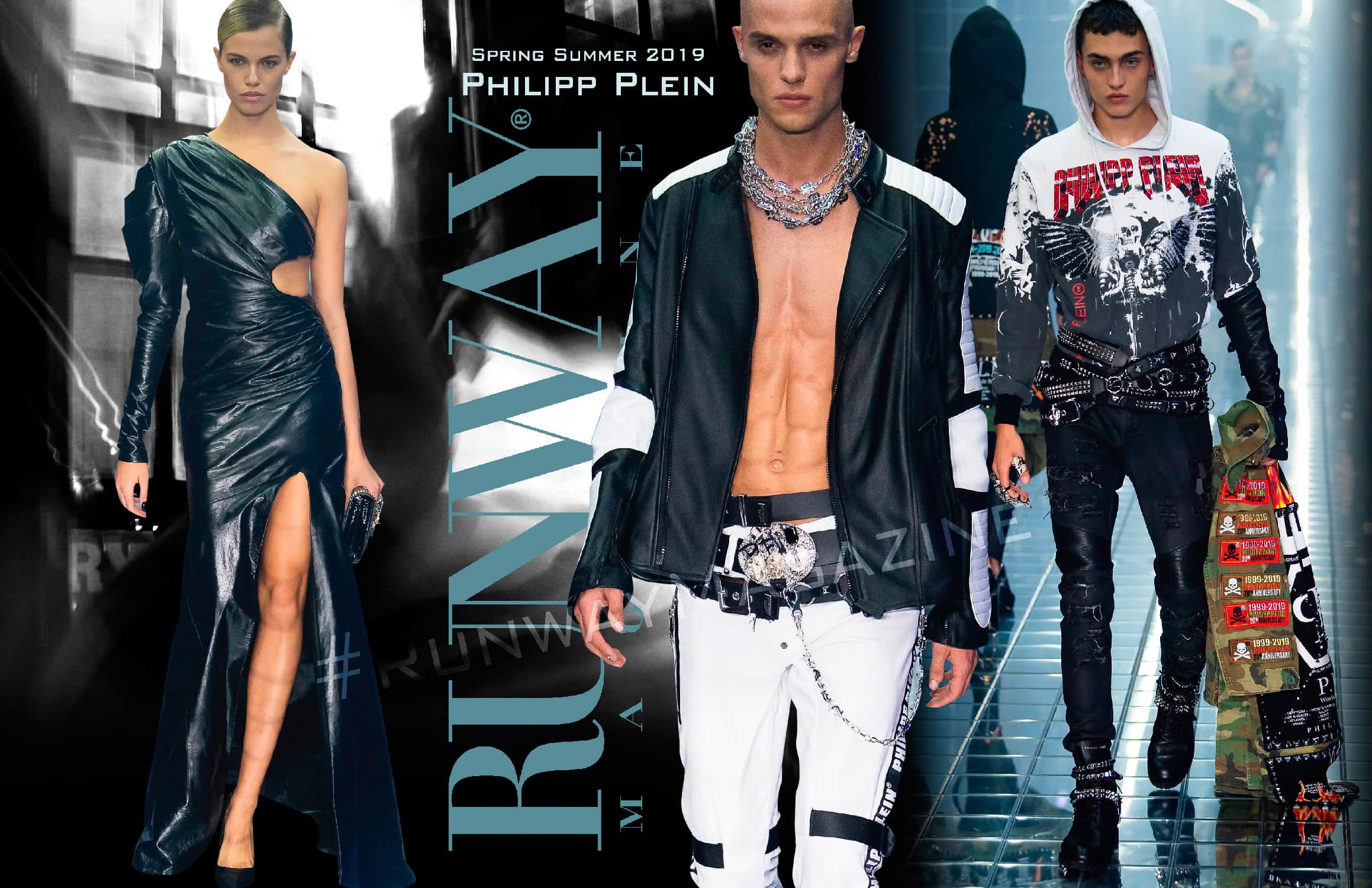 Philipp Plein Printemps Été 2019 Milan Fashion Week par RUNWAY MAGAZINE