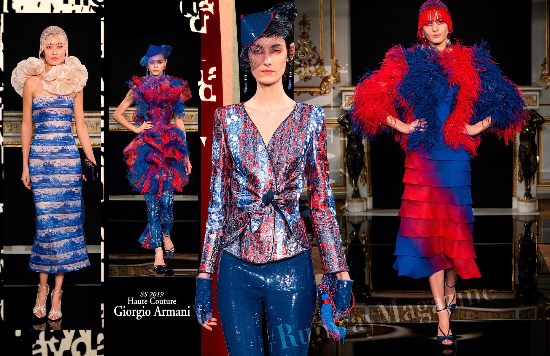 乔治·阿玛尼（Giorgio Armani）2019春夏高级定制时装秀 RUNWAY 杂志