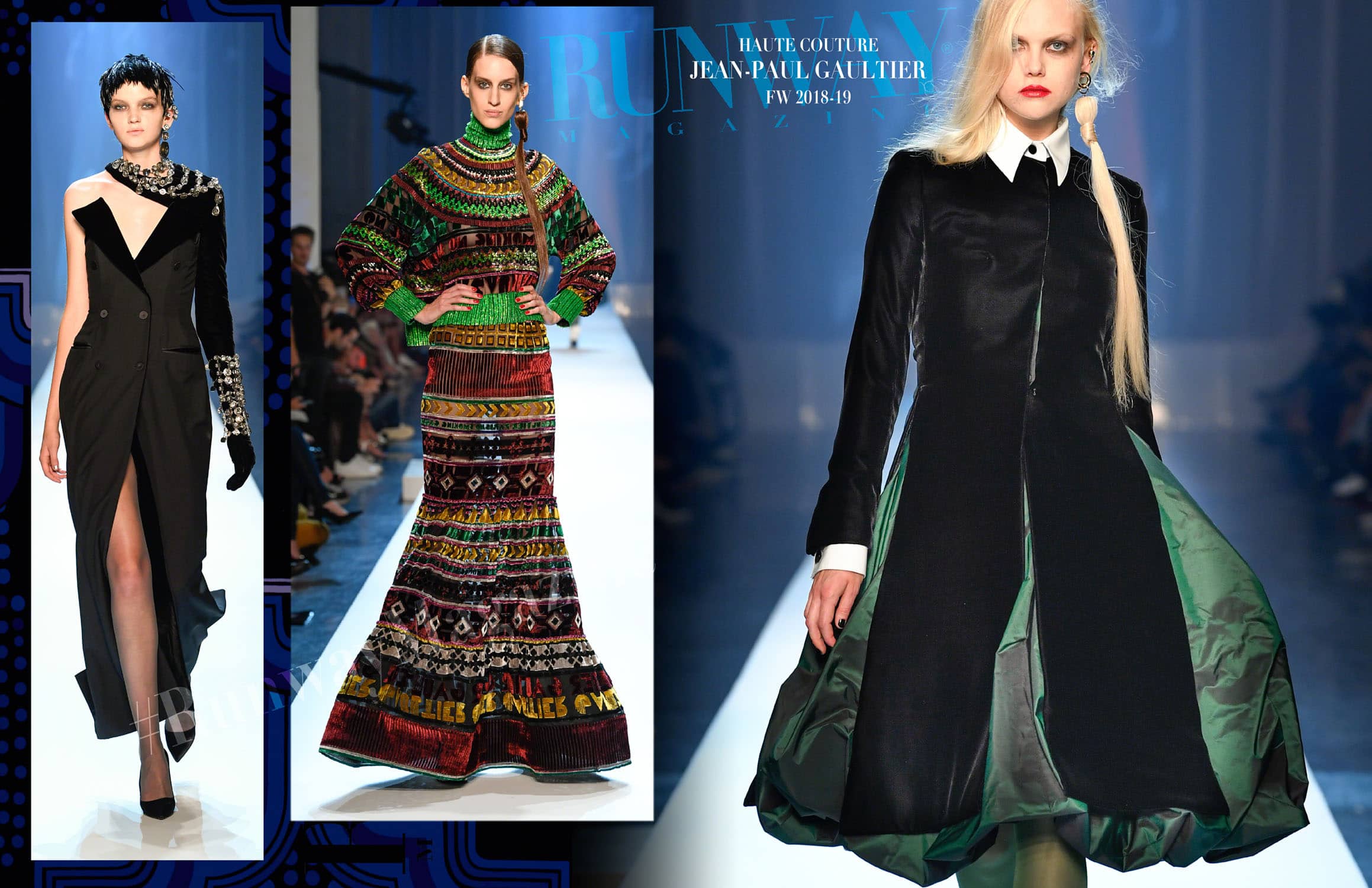 Jean Paul Gaultier Haute Couture Fall-Winter 2018-19 Paris Fashion Week by RUNWAY MAGAZINE