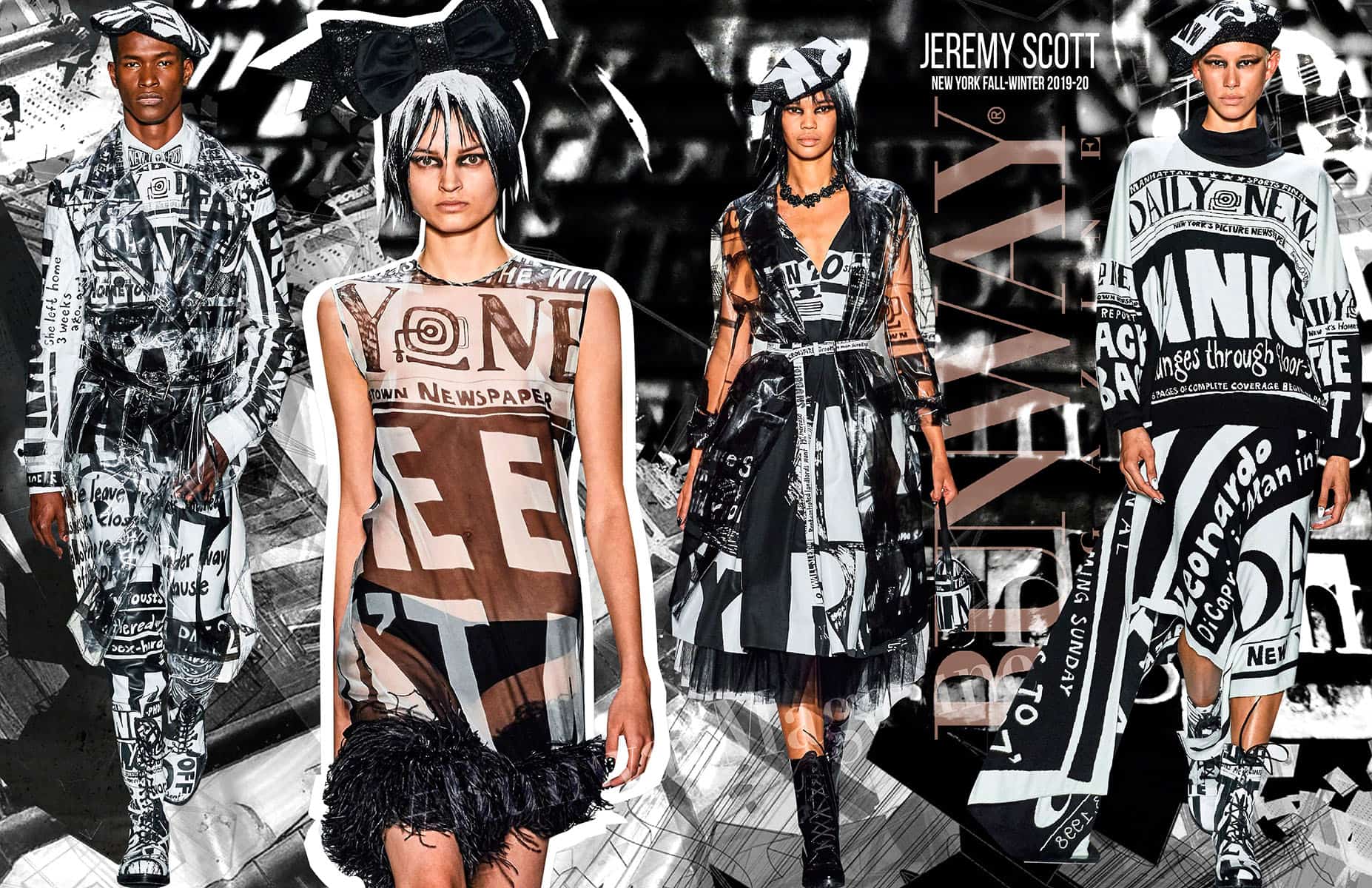ジェレミー スコット 2019年秋冬2020 ニューヨーク RUNWAY マガジン