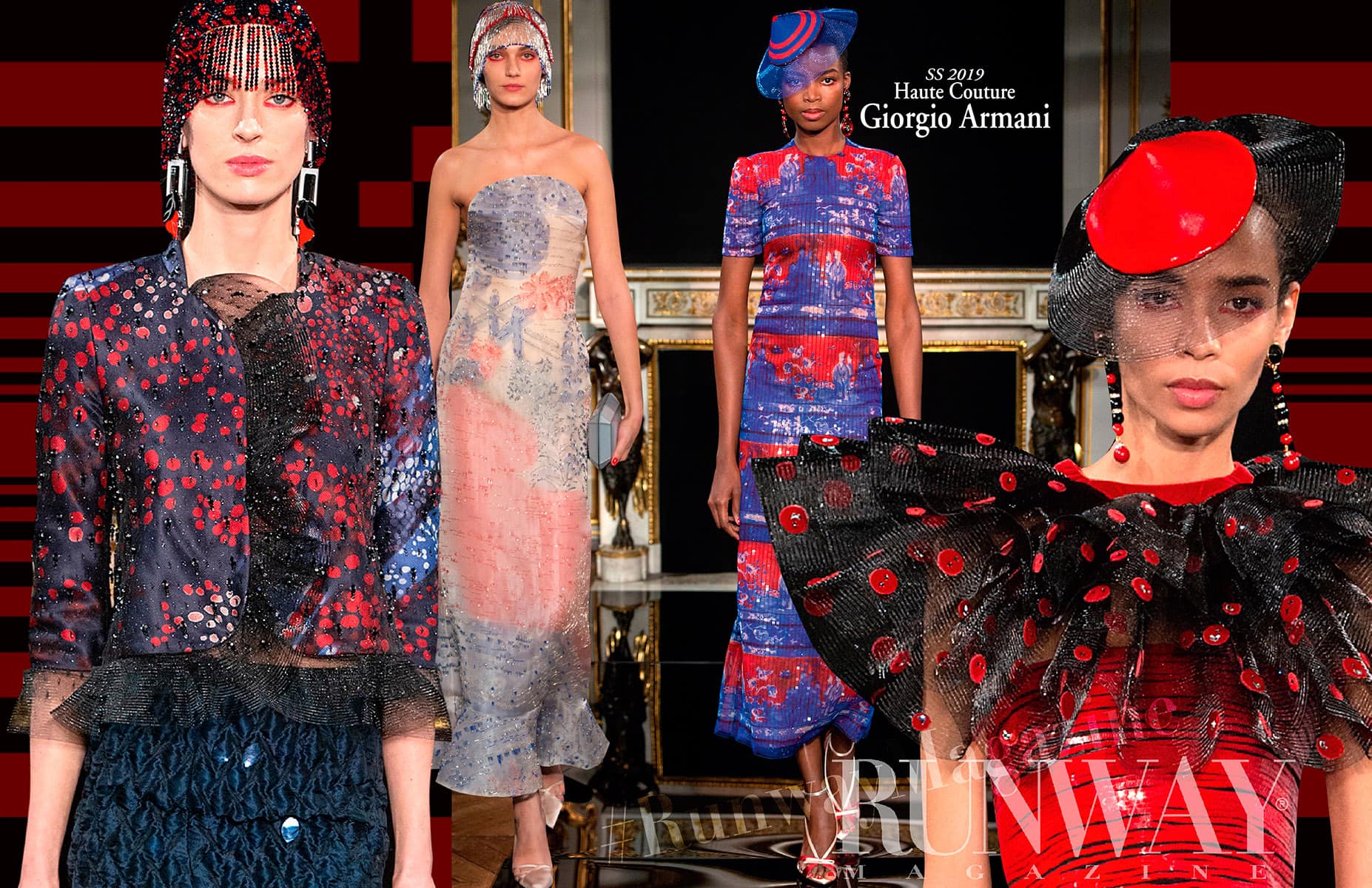 乔治·阿玛尼（Giorgio Armani）2019春夏高级定制时装秀 RUNWAY 杂志