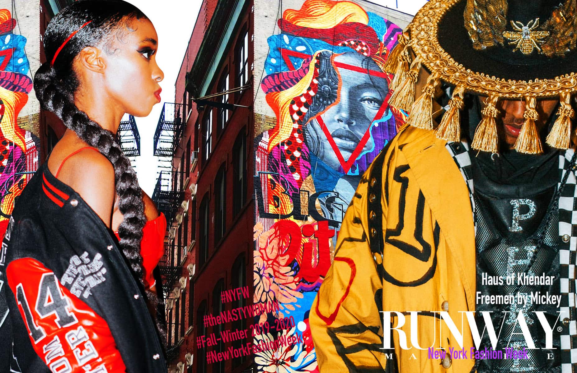 Jay Davincii e Mickey Freemen outono inverno 2019-2020 New York
