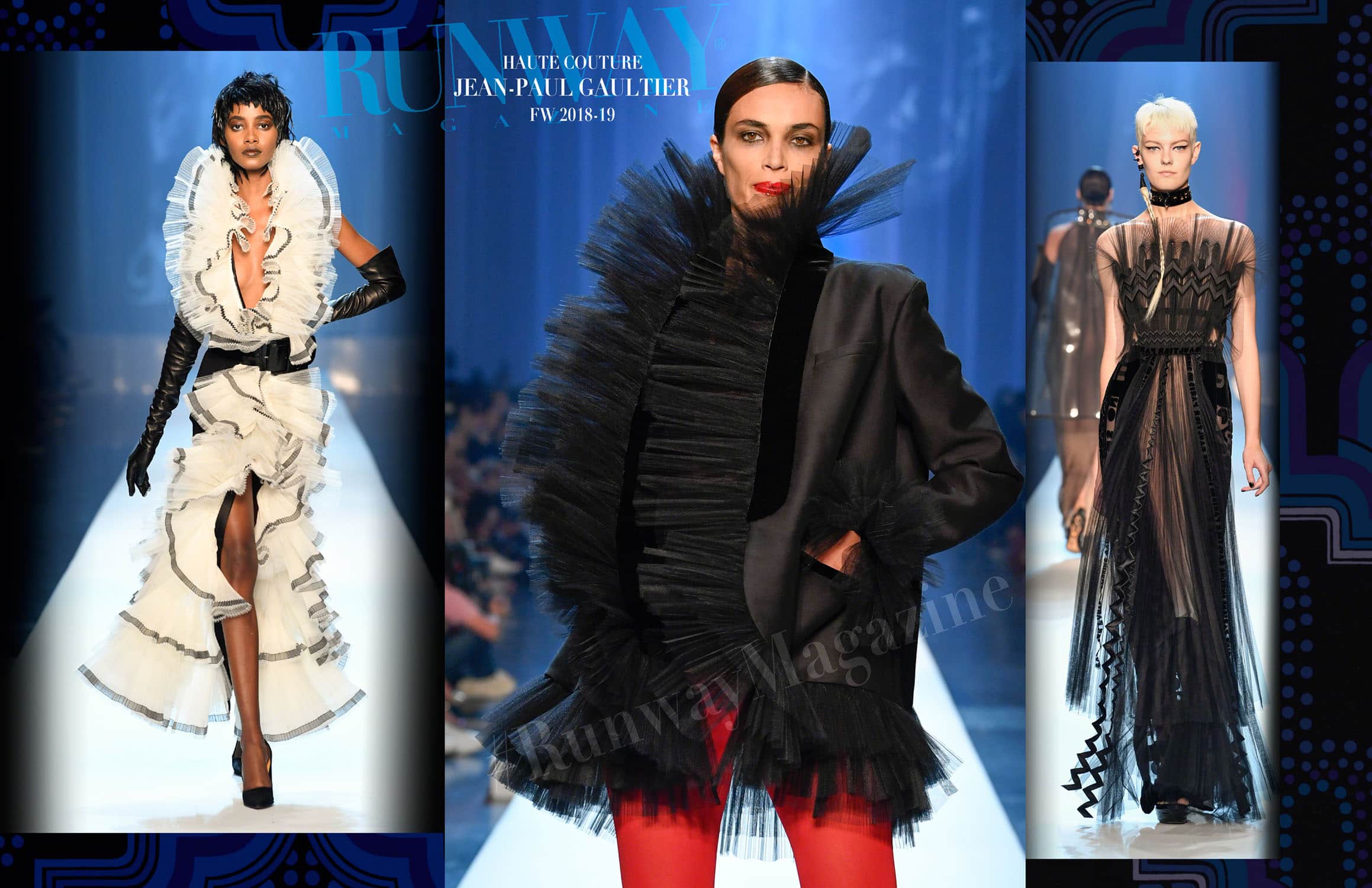 Jean Paul Gaultier Haute Couture Fall-Winter 2018-19 Paris Fashion Week by RUNWAY MAGAZINE