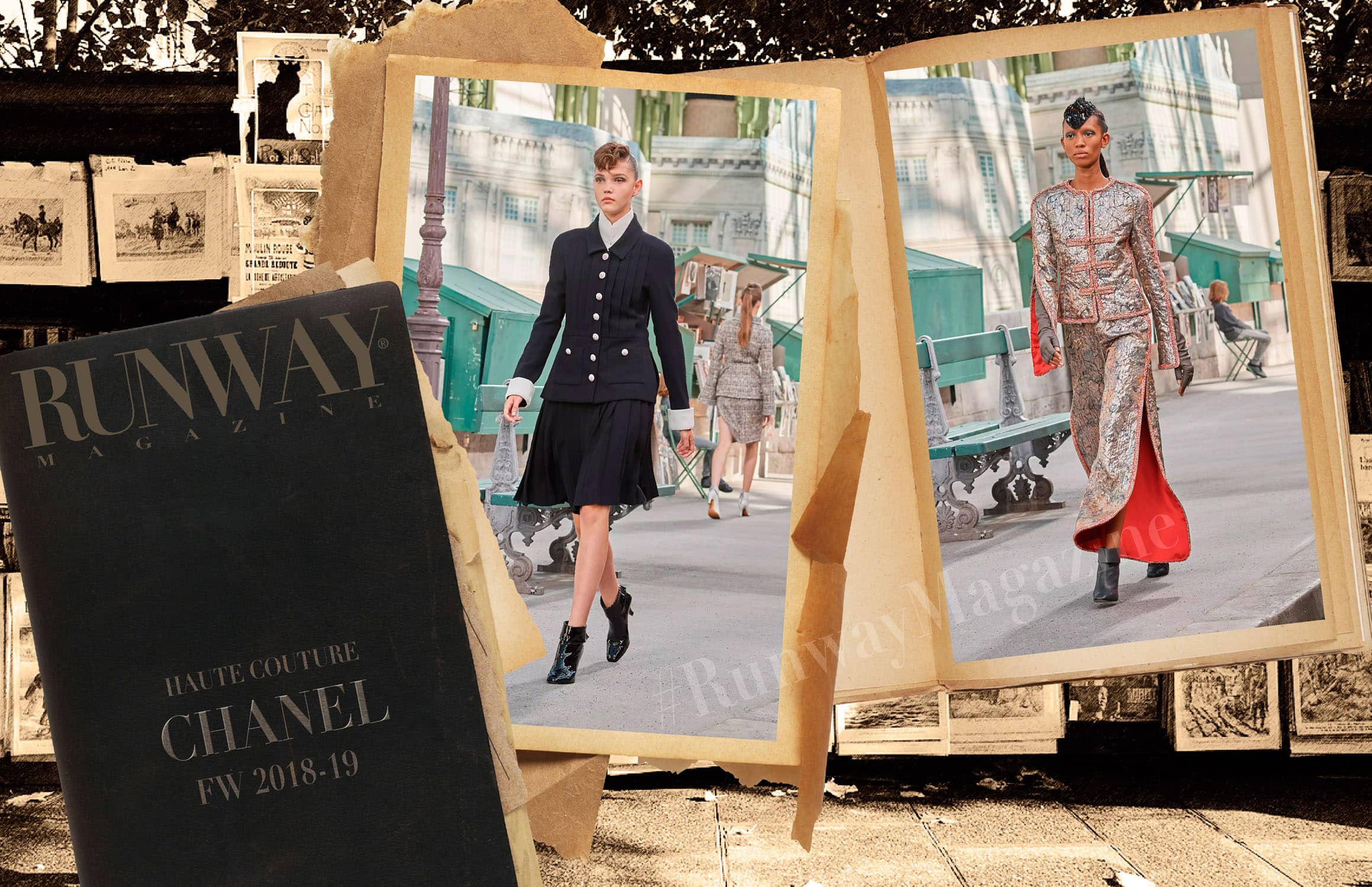 香奈儿（Chanel）高级定制时装2018-19秋冬by RUNWAY 杂志