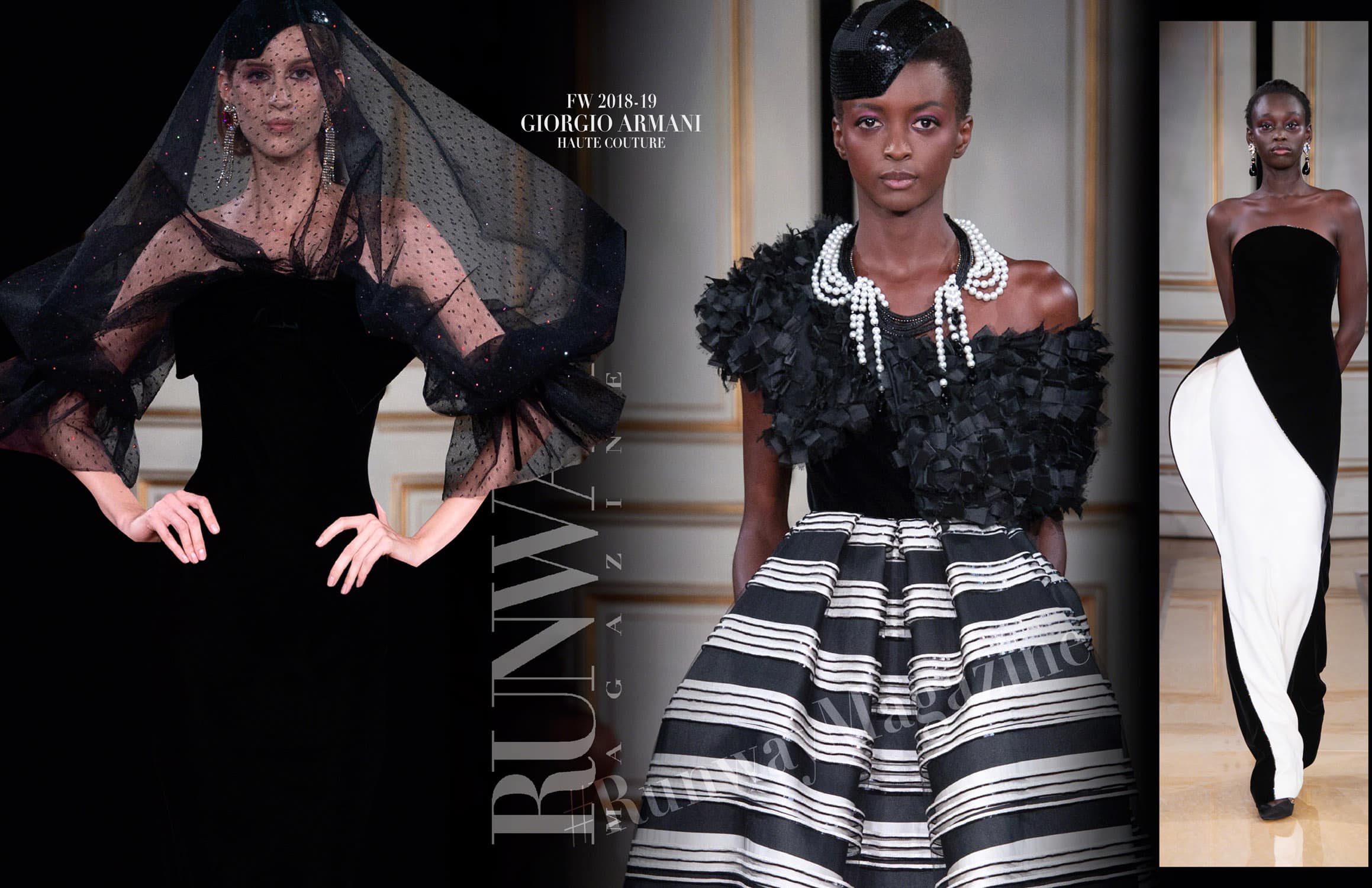 Giorgio Armani Haute Couture Herbst-Winter 2018-19 Pariser Modewoche von RUNWAY MAGAZIN
