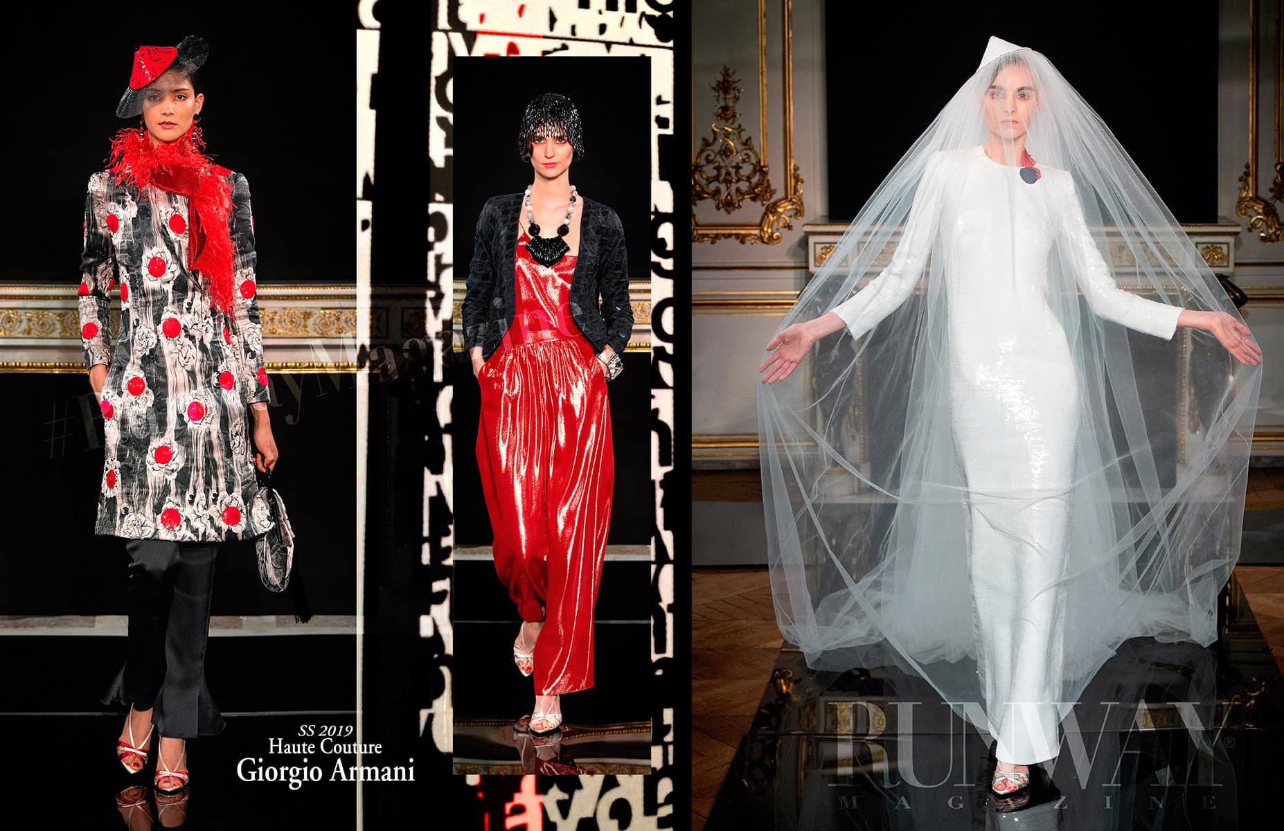 乔治·阿玛尼（Giorgio Armani）2019春夏高级定制时装秀 RUNWAY 杂志