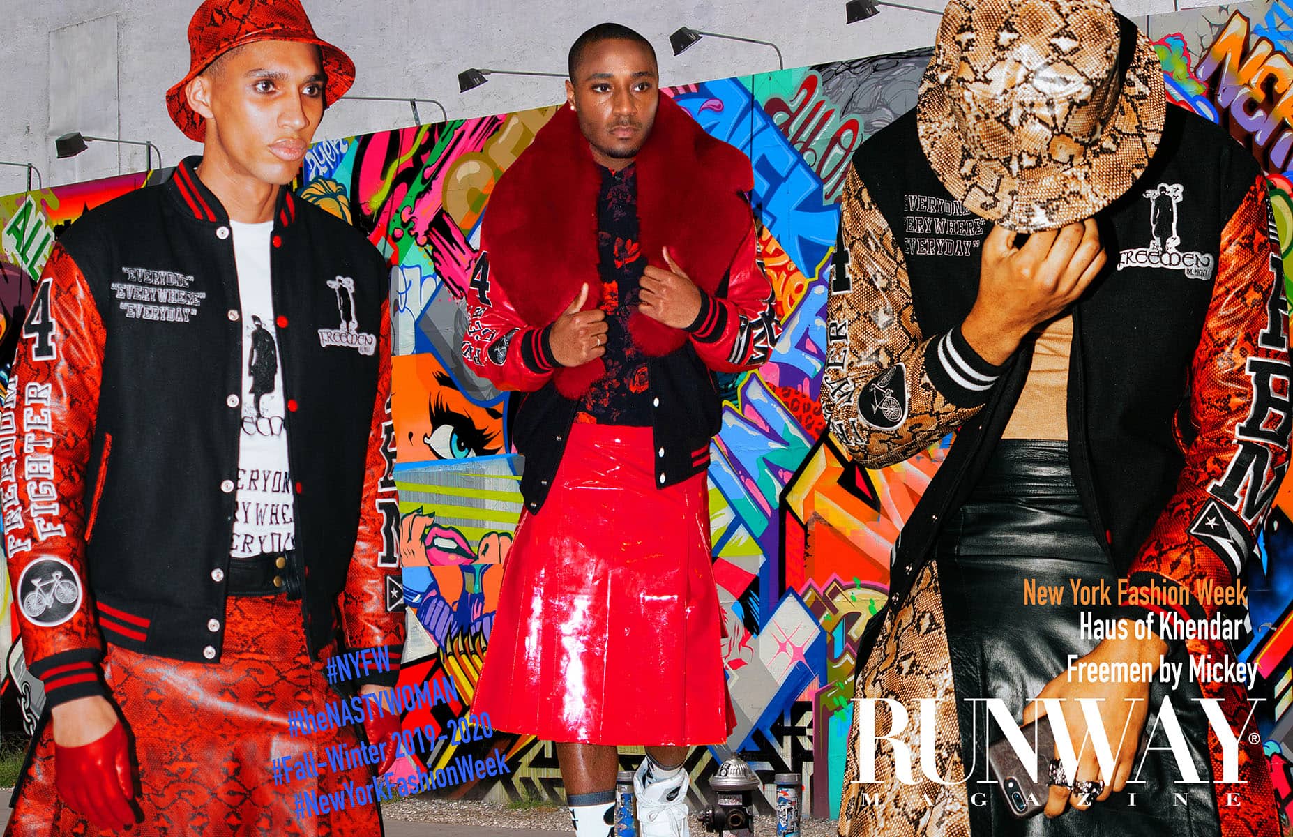Jay Davincii e Mickey Freemen outono inverno 2019-2020 New York