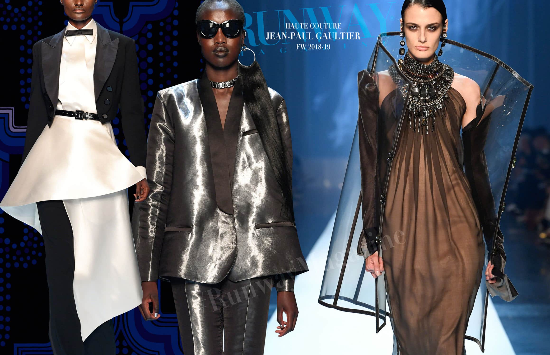 Jean Paul Gaultier Haute Couture Fall-Winter 2018-19 Paris Fashion Week by RUNWAY MAGAZINE
