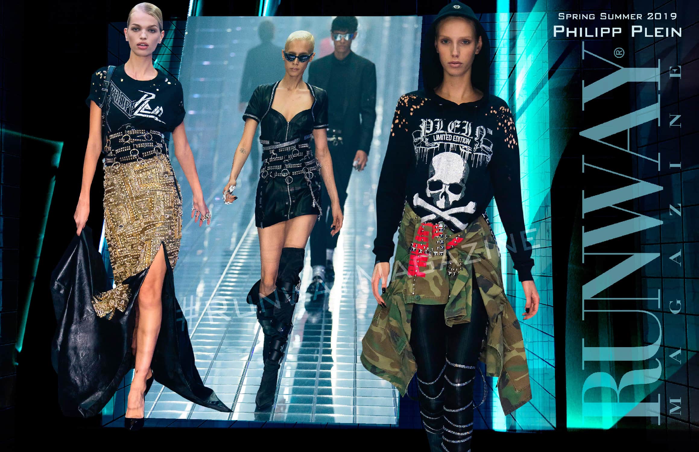Philipp Plein Printemps Été 2019 Milan Fashion Week par RUNWAY MAGAZINE