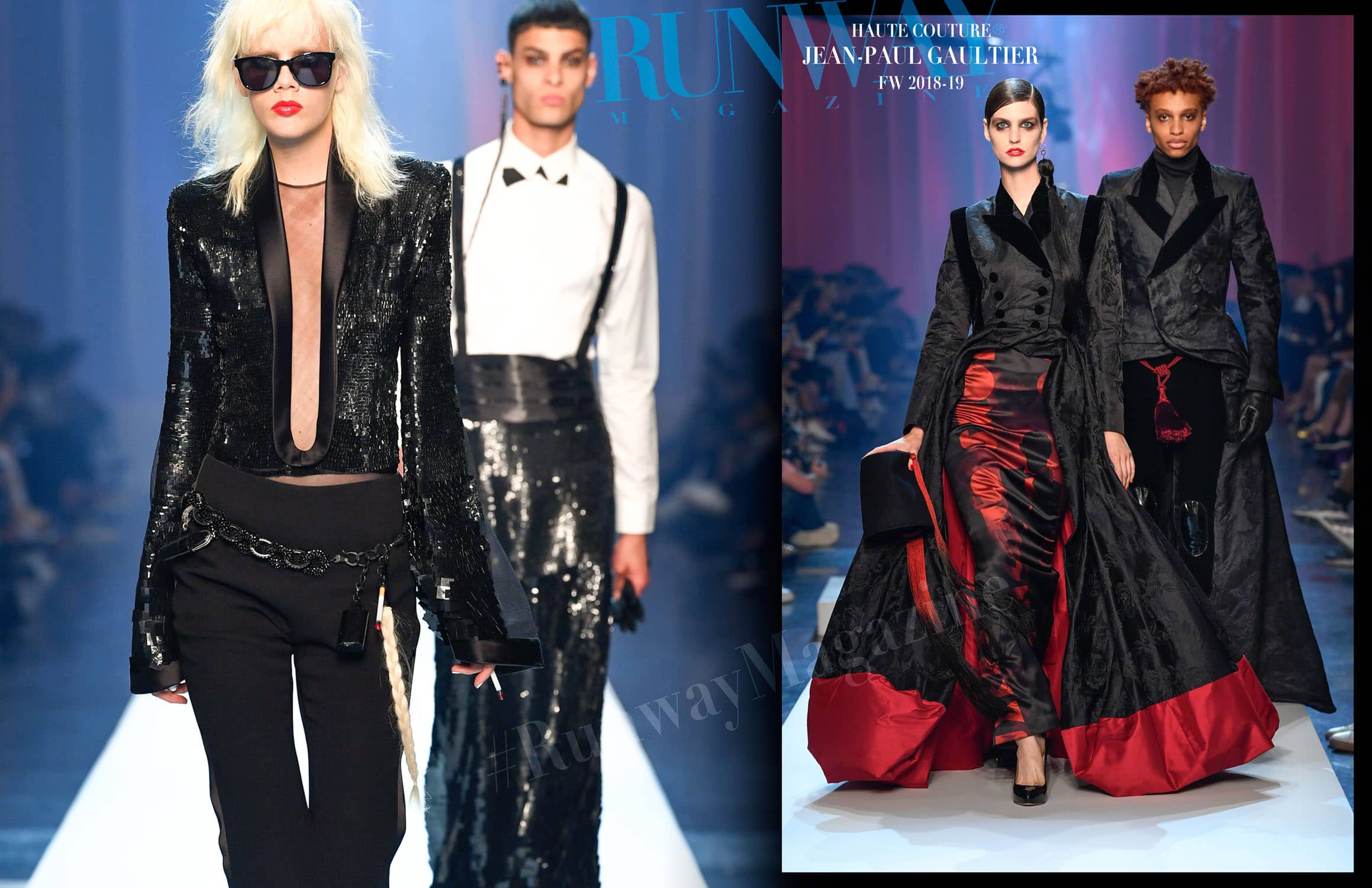Jean Paul Gaultier Haute Couture Fall-Winter 2018-19 Paris Fashion Week by RUNWAY MAGAZINE