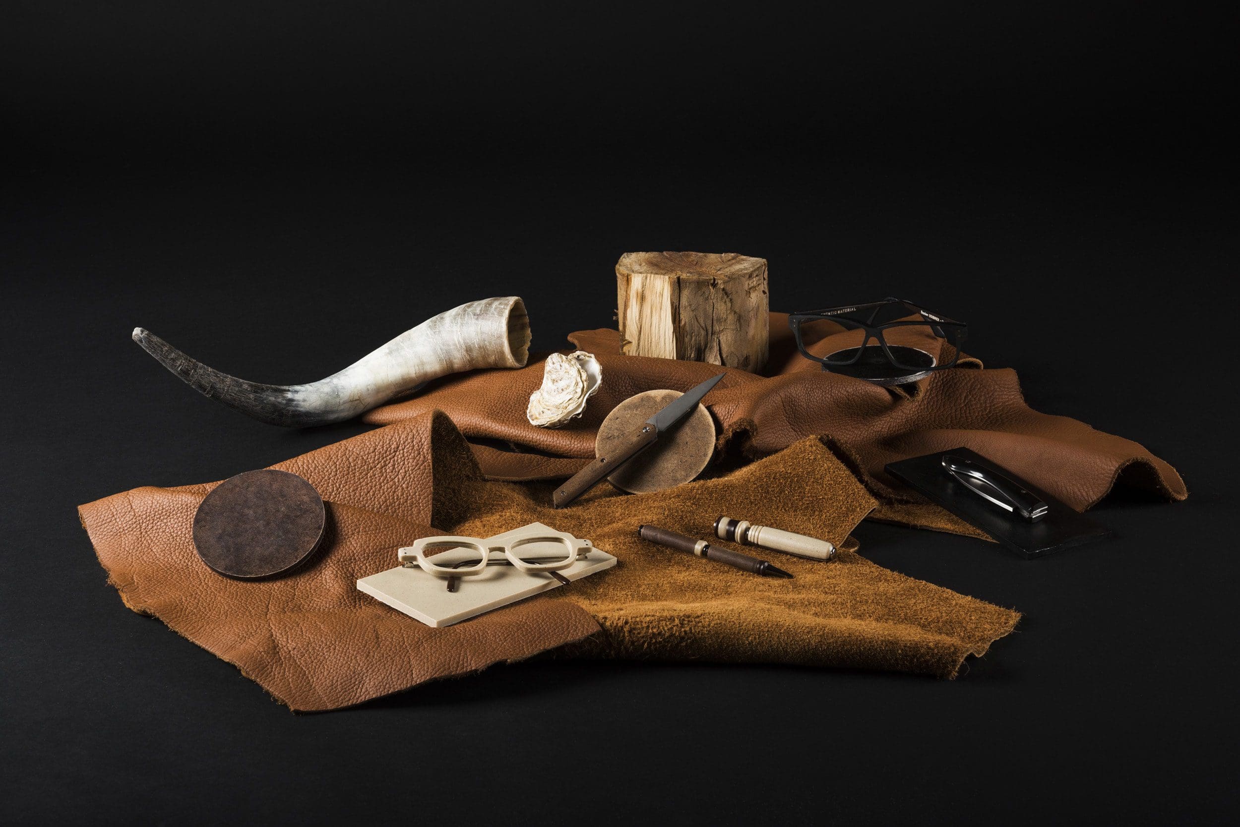 Authentisches Material - Designer außergewöhnlicher natürlicher Materialien
