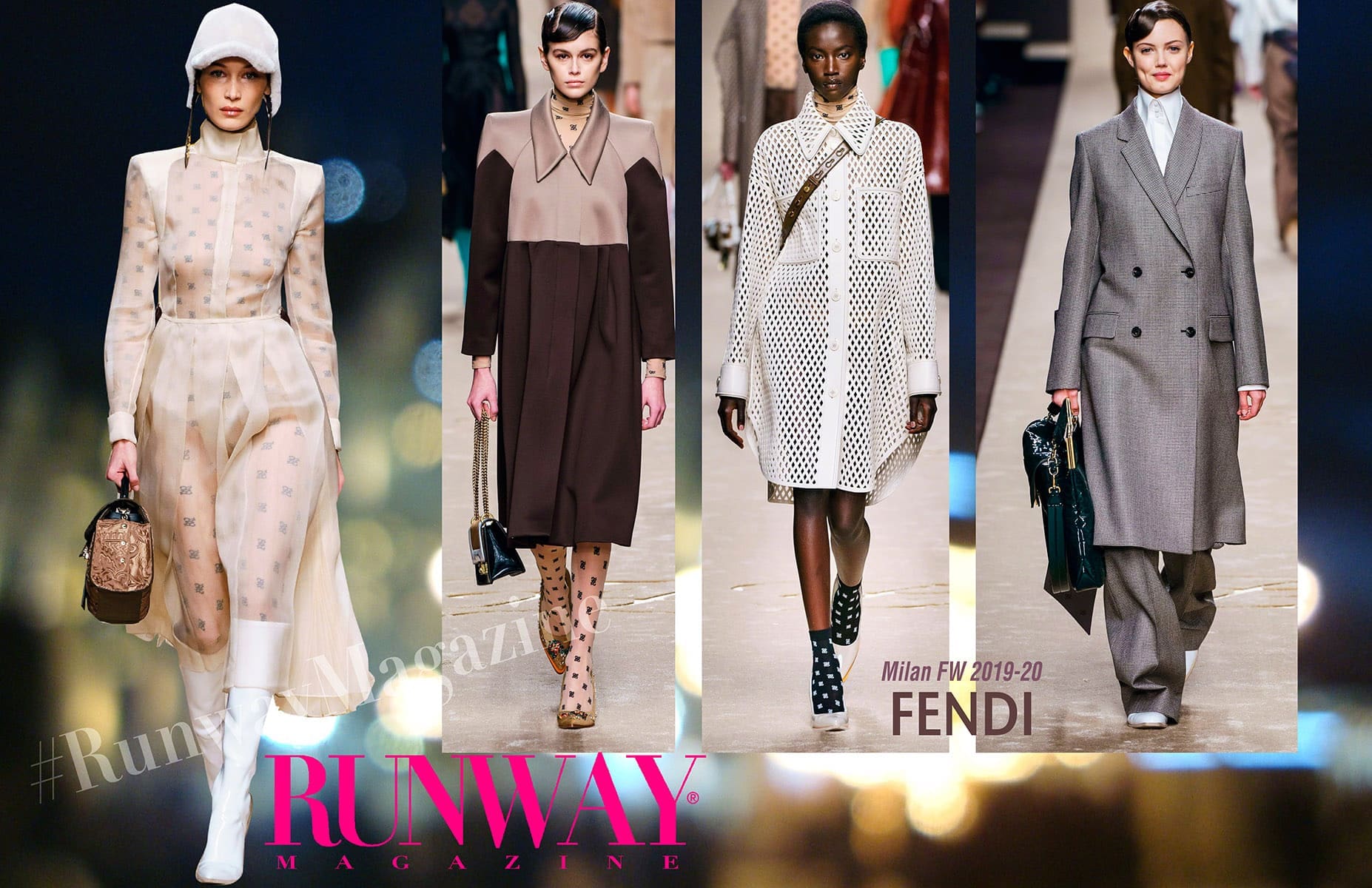 フェンディ 2019年秋冬2020 ミラノファッションウィーク RUNWAY マガジン
