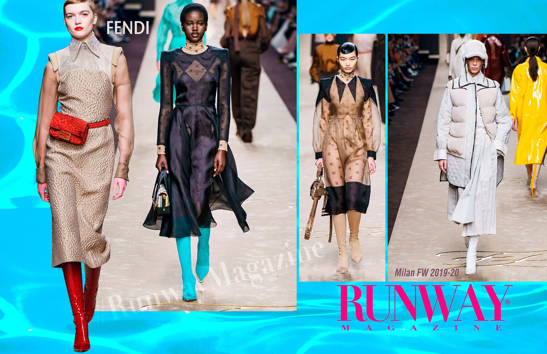 フェンディ 2019年秋冬2020 ミラノファッションウィーク RUNWAY マガジン