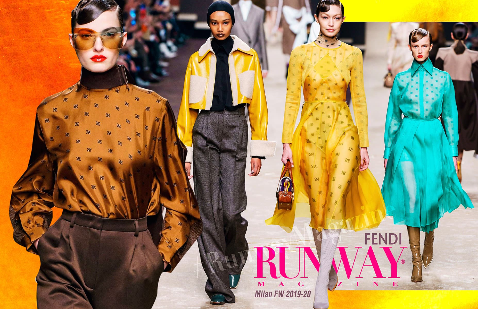 フェンディ 2019年秋冬2020 ミラノファッションウィーク RUNWAY マガジン