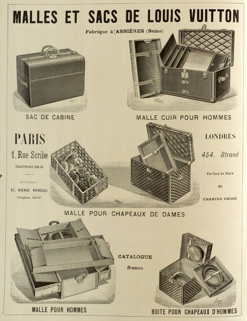 Luis Vuitton la malle de voyage 1885 - Les trésors de l'INPI par RUNWAY MAGAZINE
