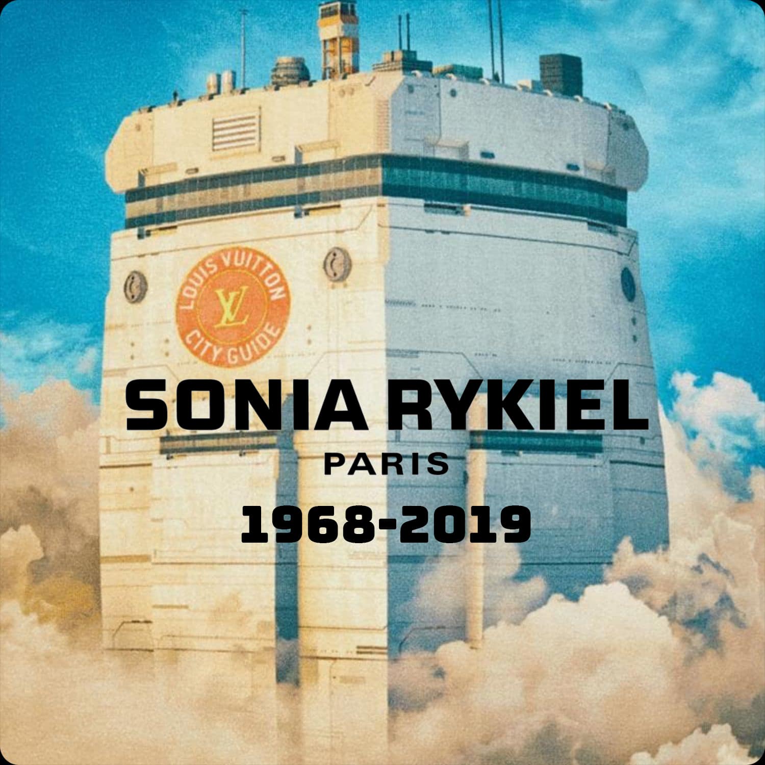 Louis Vuitton - Pedra grave de Sonia Rykiel - camiseta Primavera Verão 2019