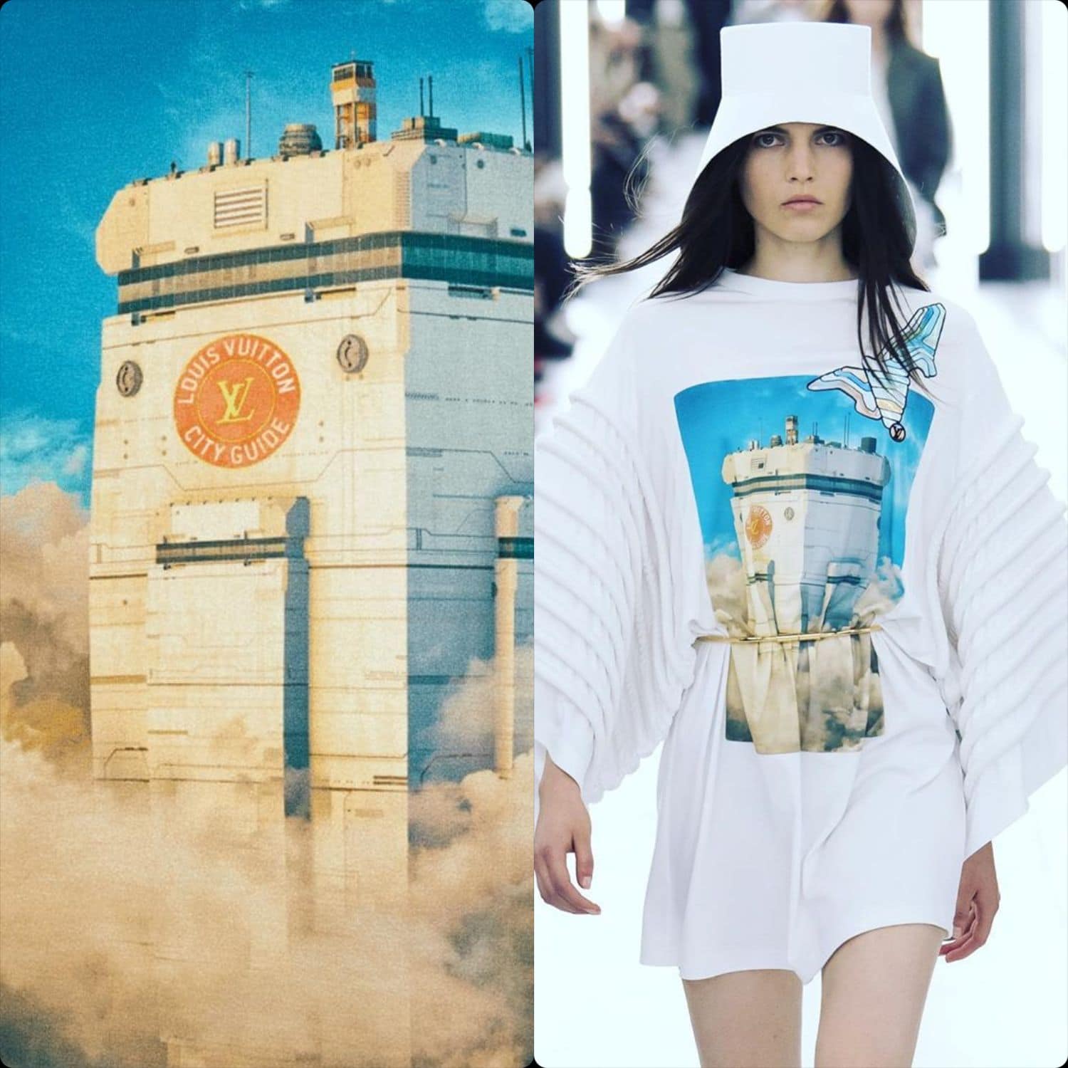 Camisa ti-fi Louis Vuitton primavera verão 2019