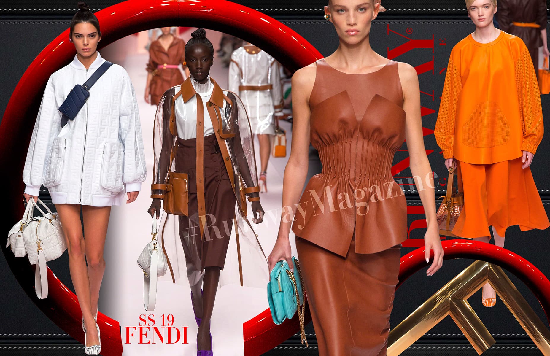 Tendance orange - Fendi printemps-été 2019 par Runway Magazine Semaine de la mode de Milan