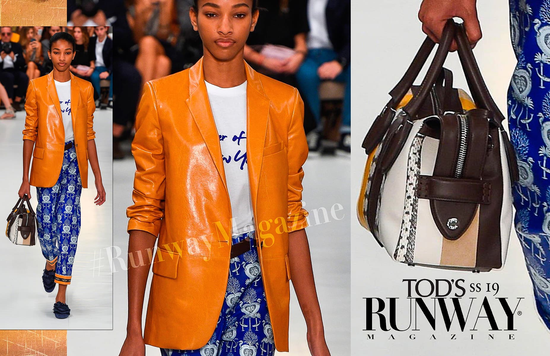 Tendance orange - Tod's Spring Summer 2017 par Runway Magazine Semaine de la mode de Milan