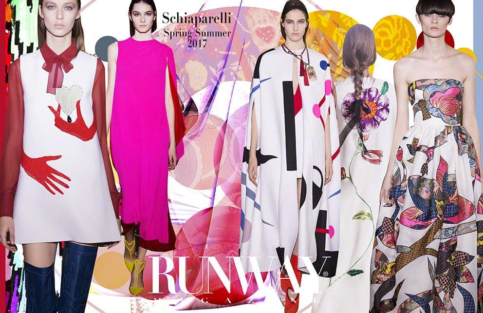 Tendance rose - Schiaparelli Spring Summer 2017 par Runway Magazine Fashion Week de Paris