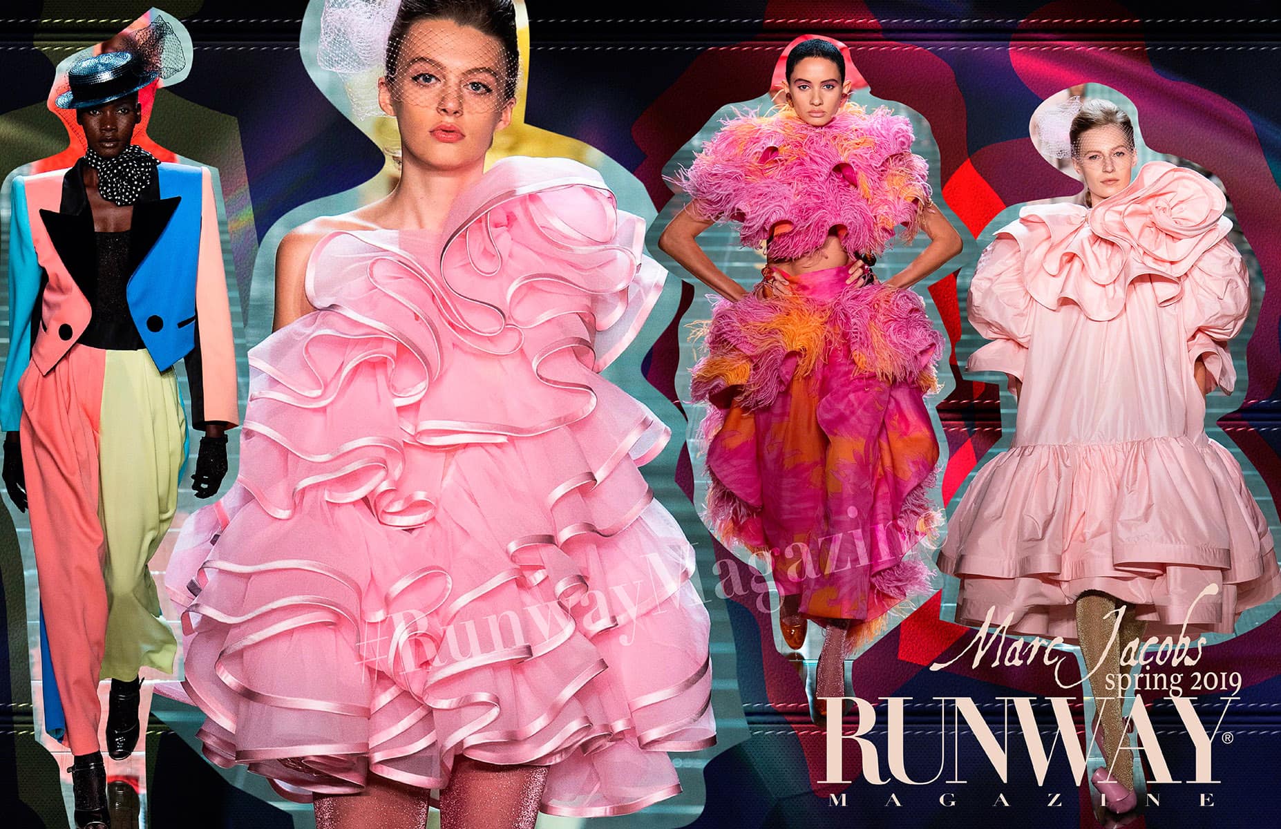 Tendance rose - Marc Jacobs Printemps Été 2019 par Runway Magazine Fashion Week de New York