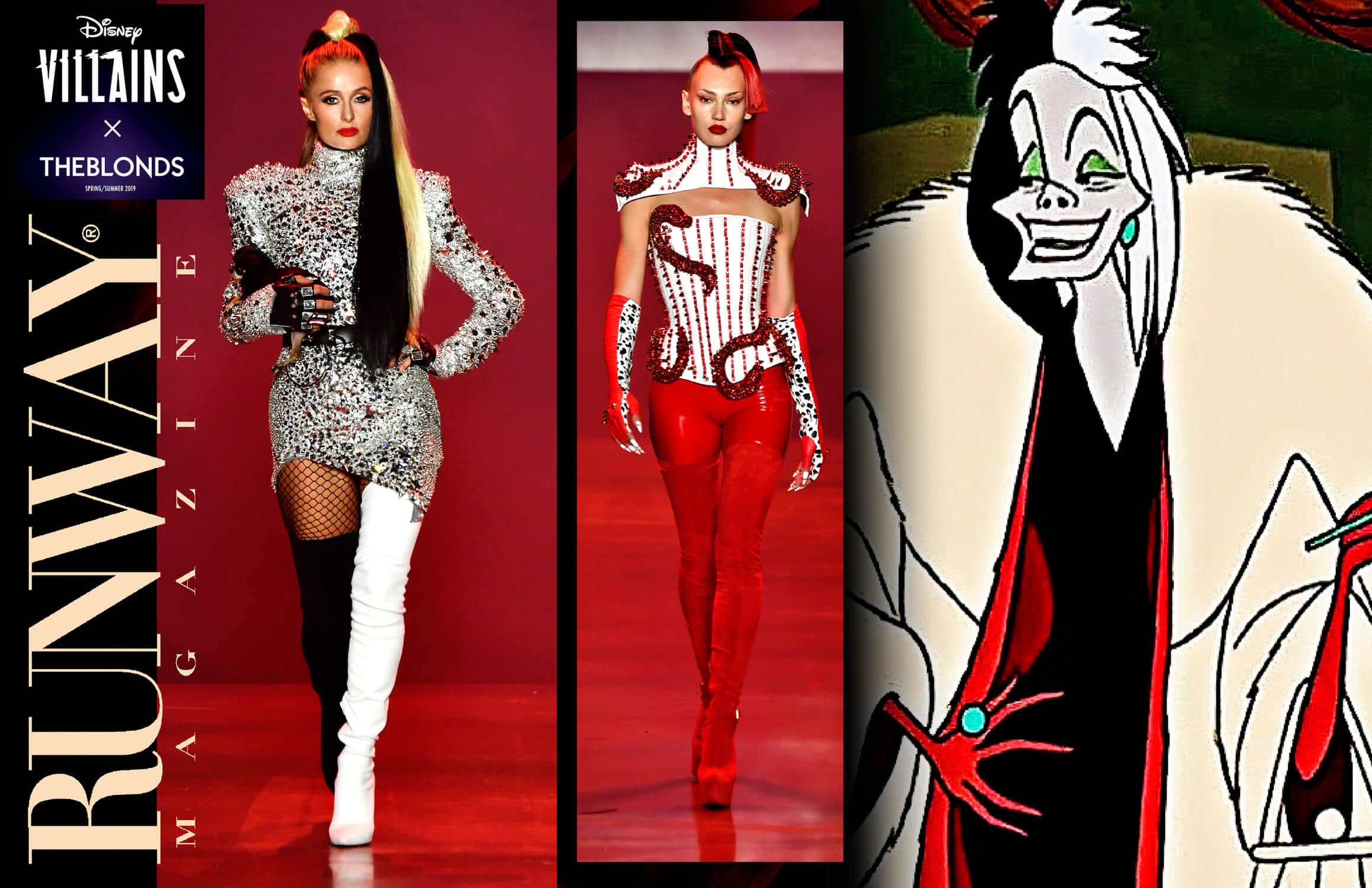 Disney Villains x Die Blondinen Frühling-Sommer 2019 New York von RUNWAY MAGAZIN