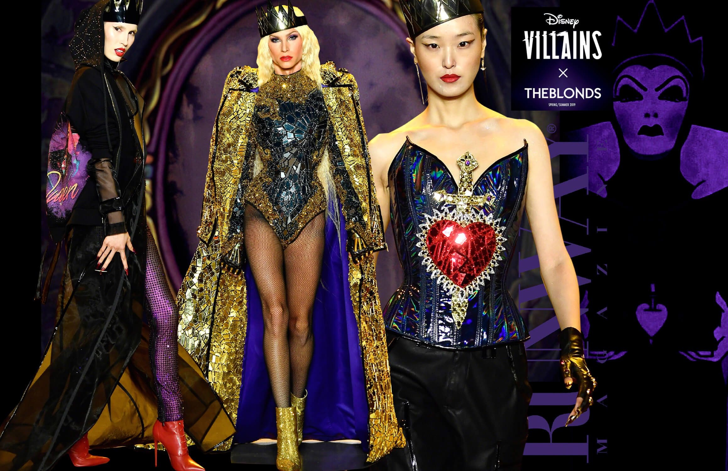 Disney Villains x Die Blondinen Frühling-Sommer 2019 New York von RUNWAY MAGAZIN