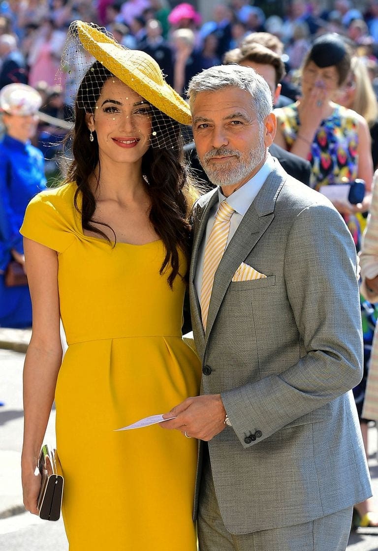 Amal Alamuddin y George Clooney - Boda real 2018 de Runway Revistas
