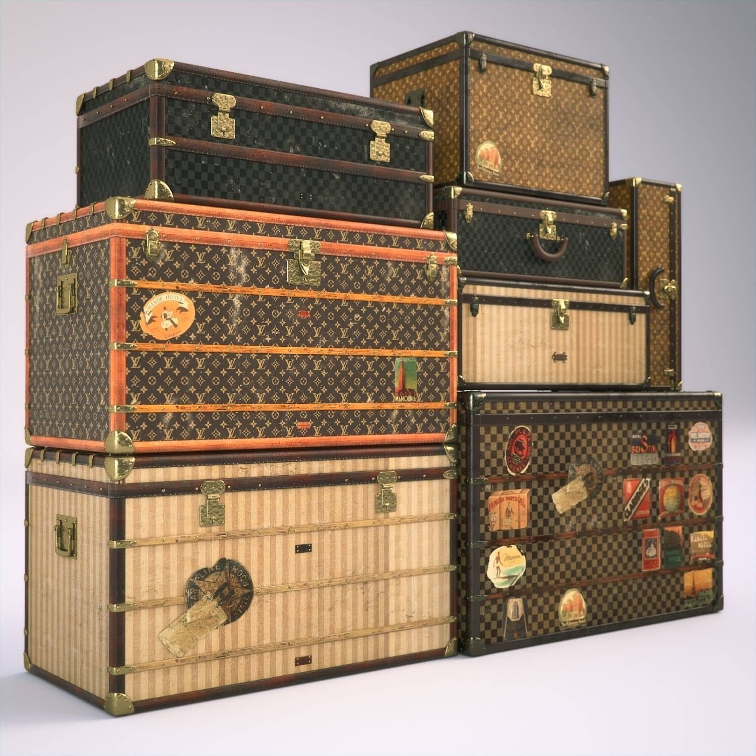 Luis Vuitton la malle de voyage 1885 - Les trésors de l'INPI par RUNWAY MAGAZINE