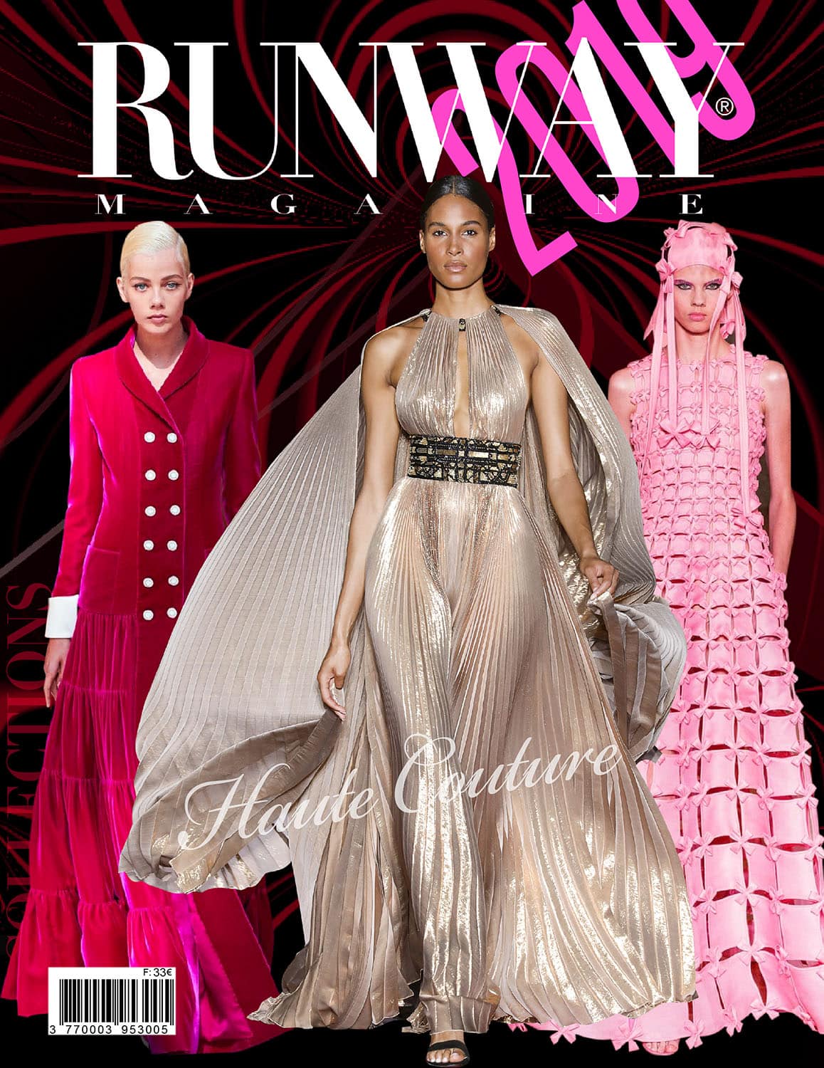 Runway マガジン2019パリオートクチュールカバー