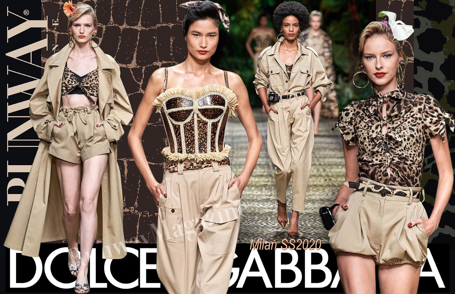 Dolce Gabbana Frühling Sommer 2020 Mailand von Runway Magazin
