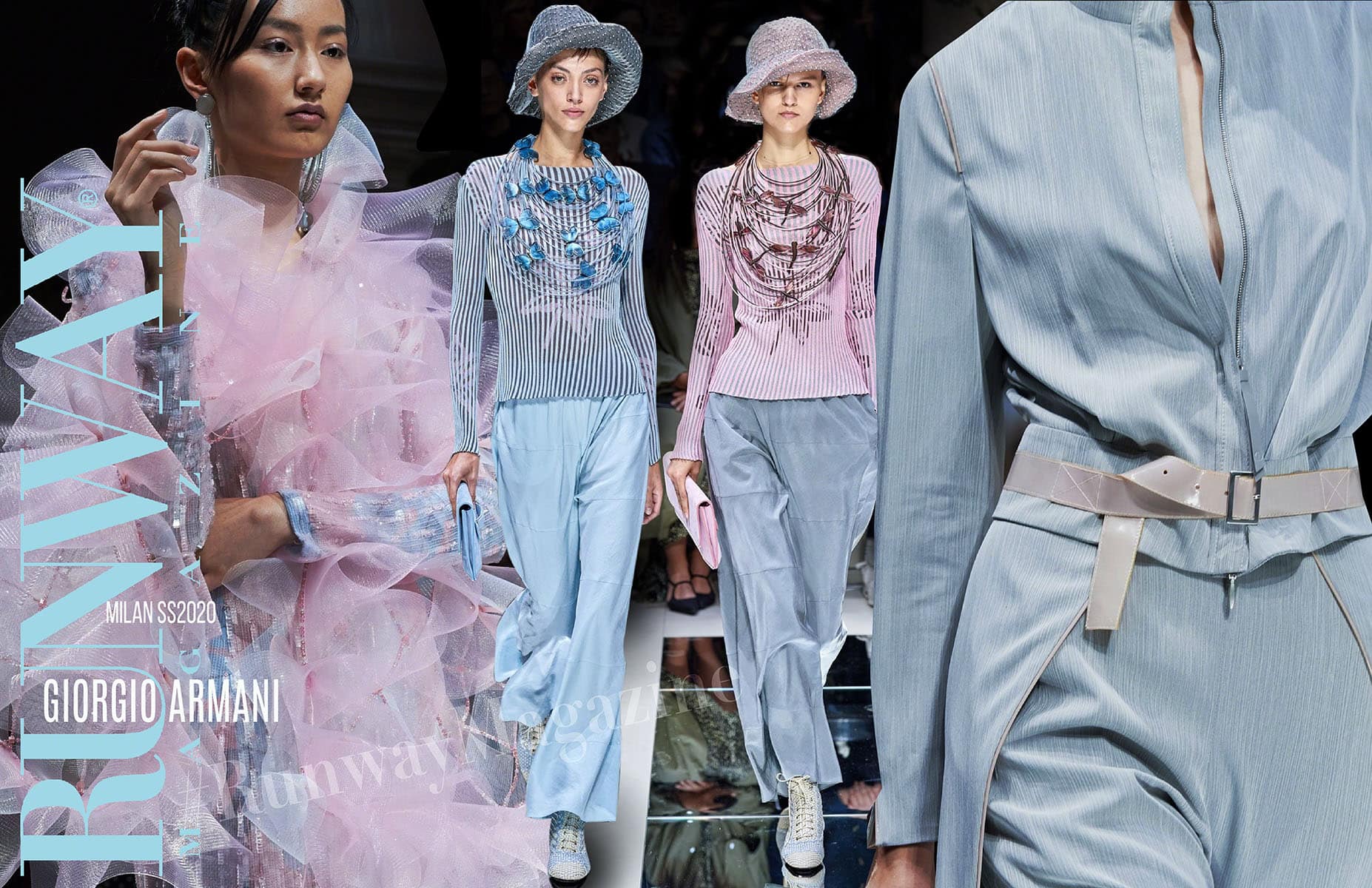 Giorgio Armani Primavera Verano 2020 Milán por Runway Revistas