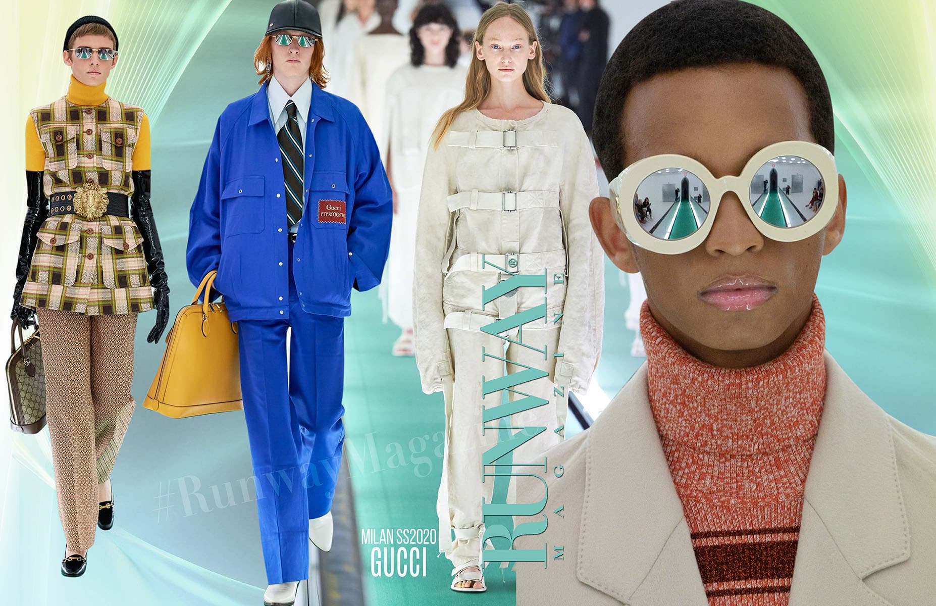 Gucci Printemps Été 2020 Milan par Runway Magazine