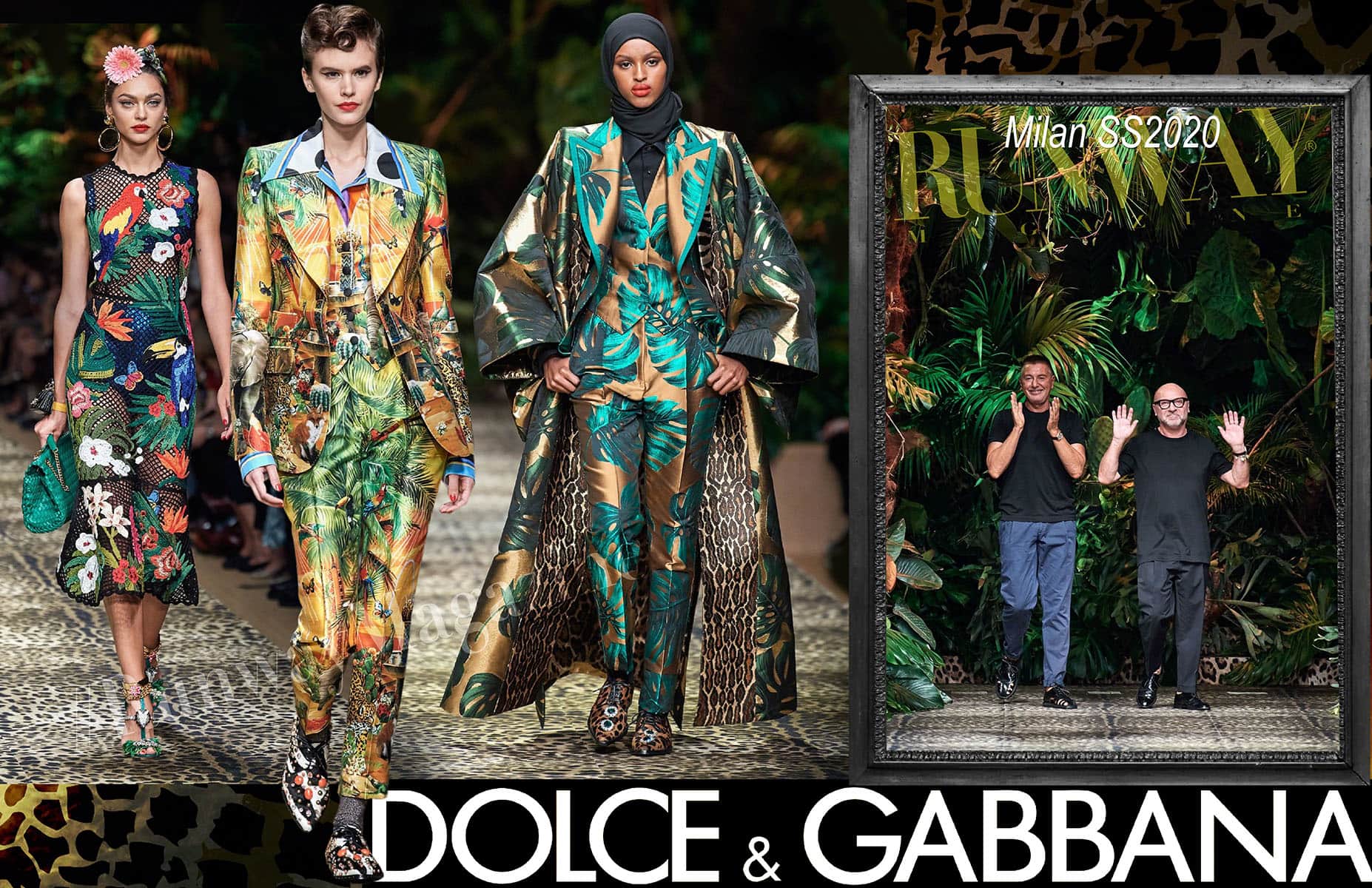 Dolce Gabbana Frühling Sommer 2020 Mailand von Runway Magazin