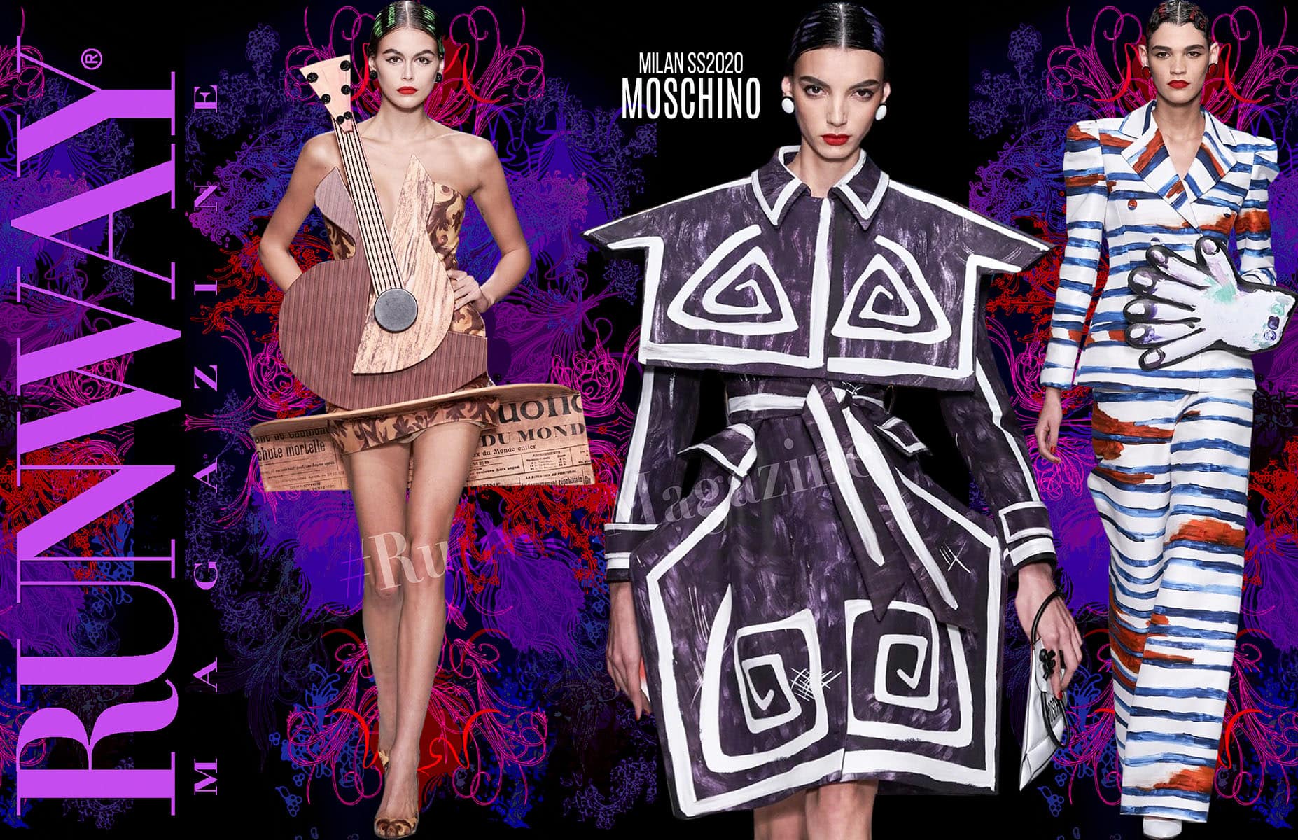 Moschino Frühling Sommer 2020 Mailand von Runway Magazin