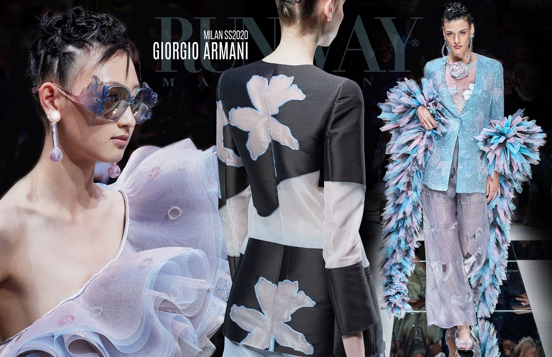 Giorgio Armani Primavera Verano 2020 Milán por Runway Revistas
