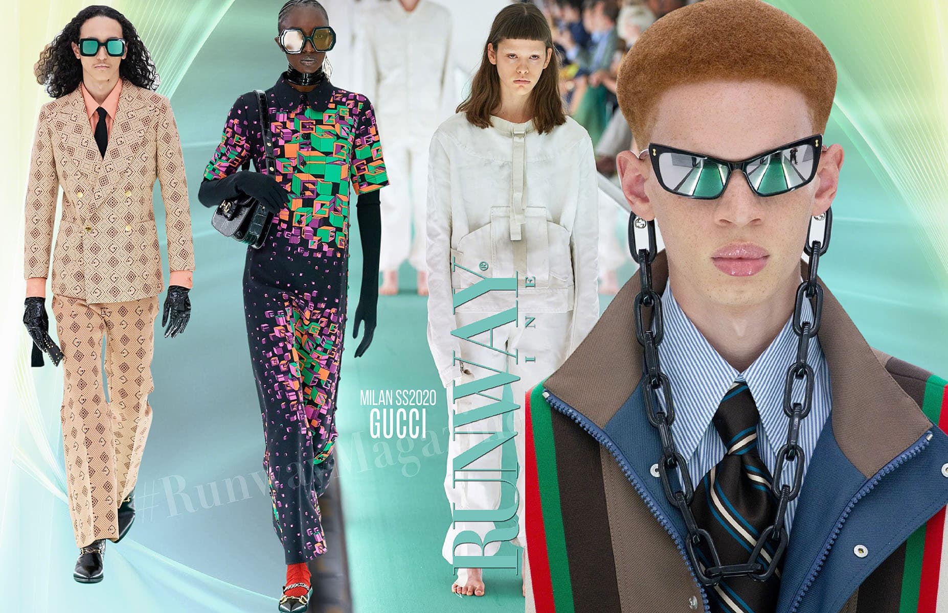Gucci Printemps Été 2020 Milan par Runway Magazine