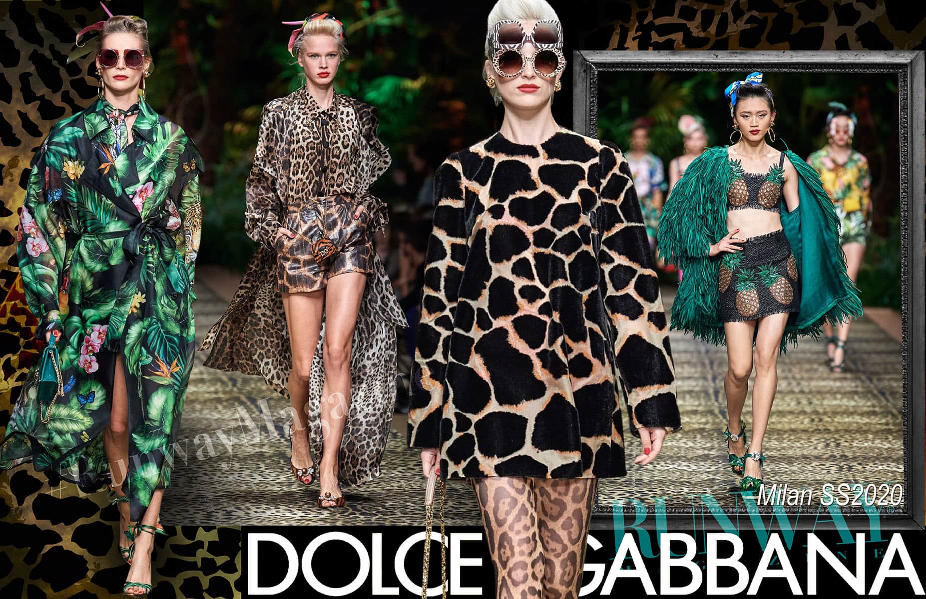 Dolce Gabbana Frühling Sommer 2020 Mailand von Runway Magazin