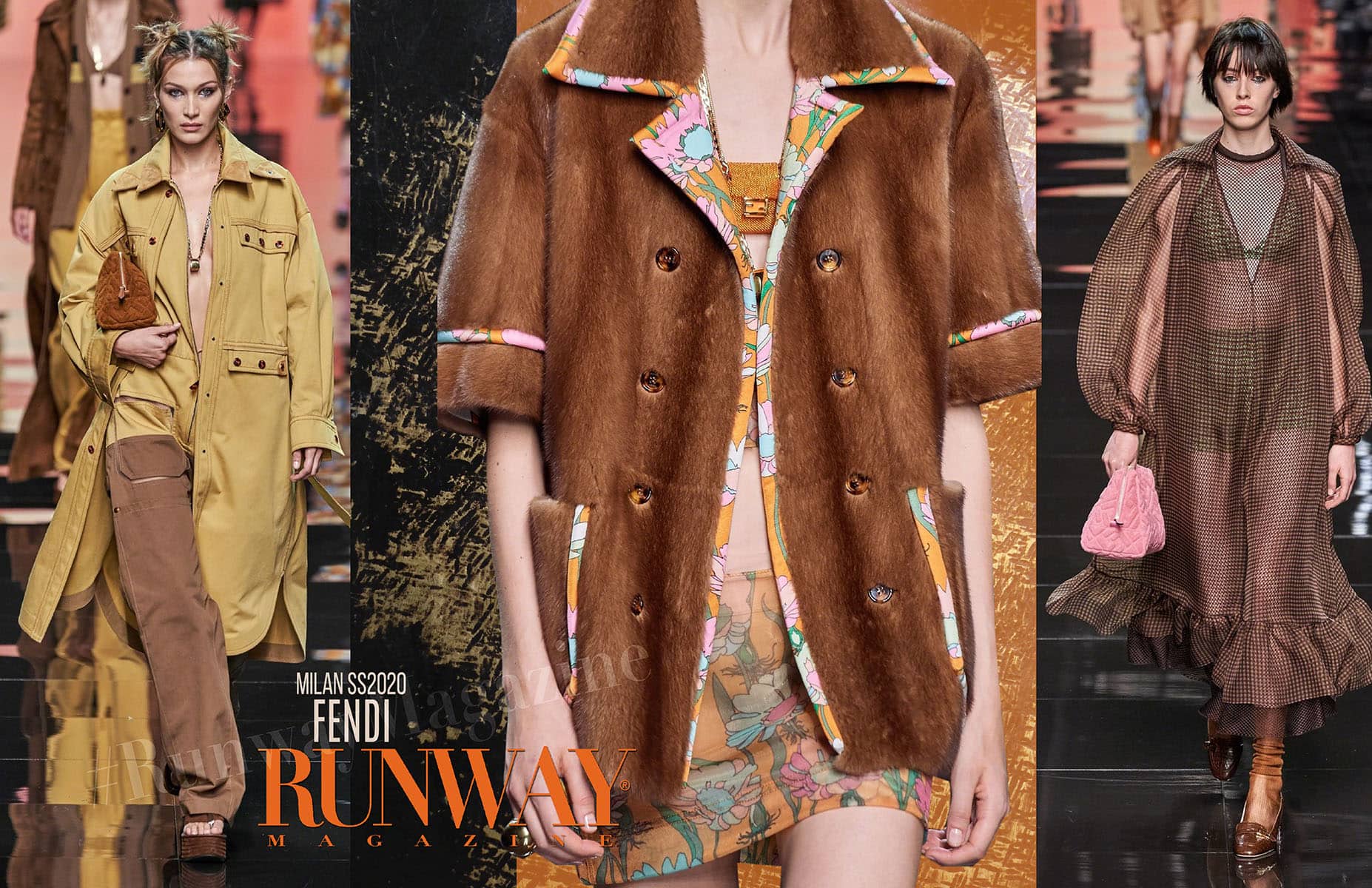 フェンディ 春夏 2020 ミラノ Runway 雑誌