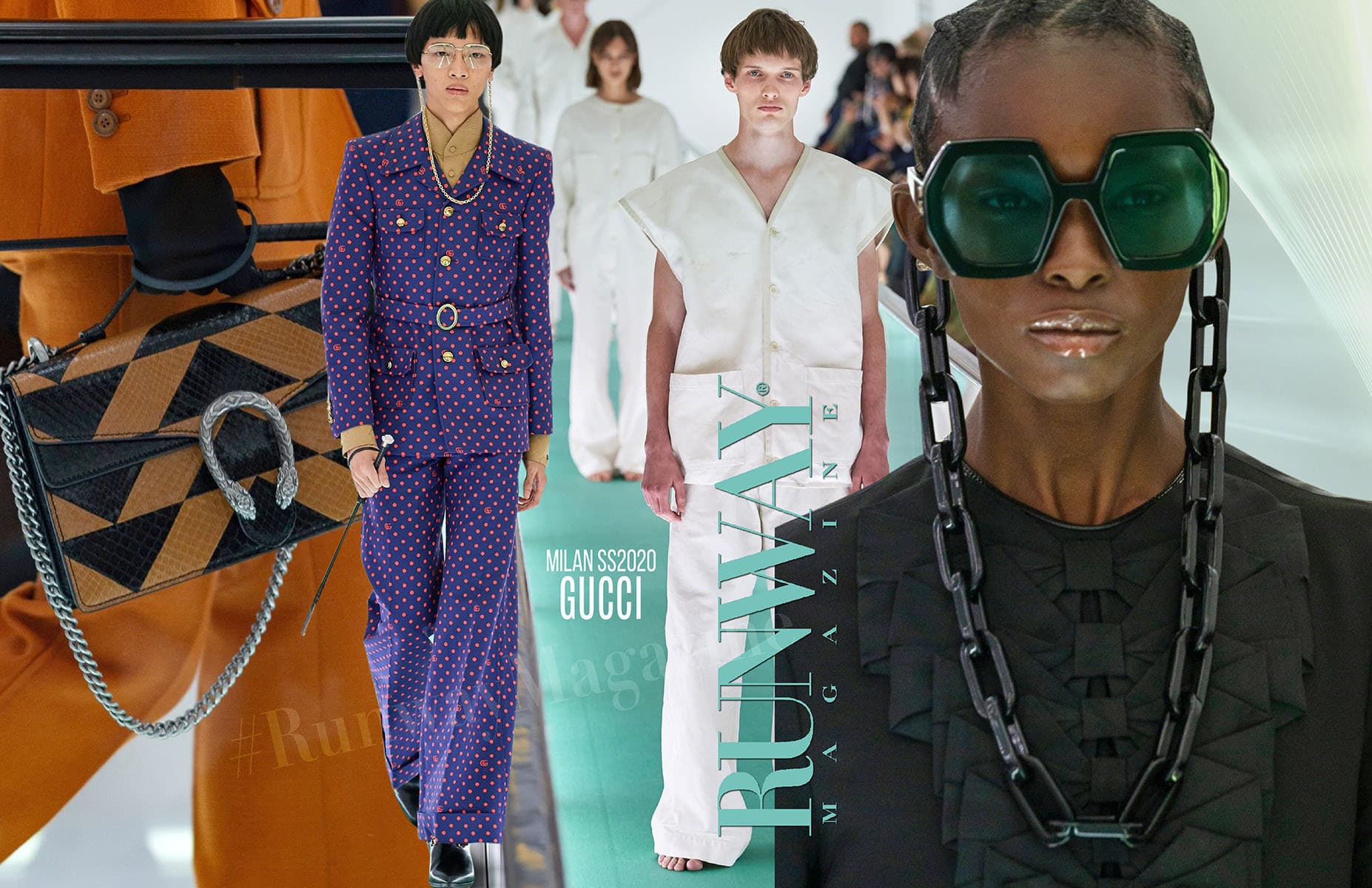 Gucci Printemps Été 2020 Milan par Runway Magazine
