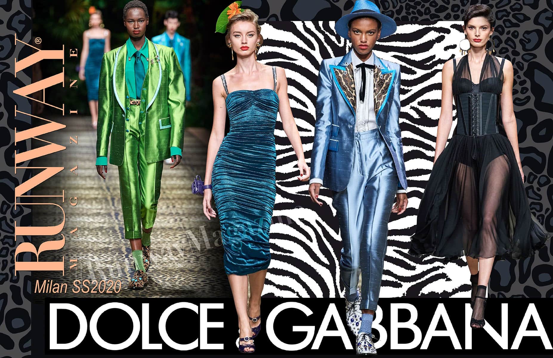 Dolce Gabbana Frühling Sommer 2020 Mailand von Runway Magazin