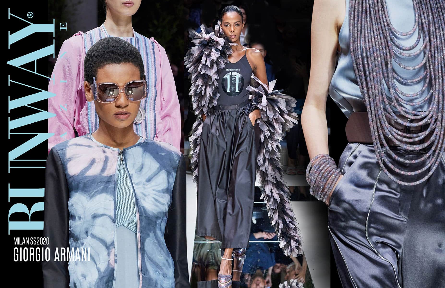 Giorgio Armani Primavera Verano 2020 Milán por Runway Revistas