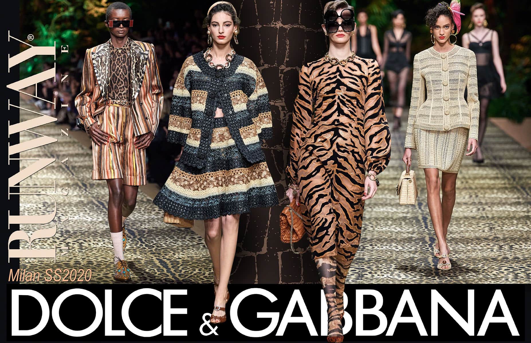 Dolce Gabbana Frühling Sommer 2020 Mailand von Runway Magazin